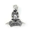 【BWL】Bill Wall Leather ビルウォールレザーLarge Crown Pendant ラージクラウンペンダント/シルバー