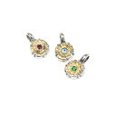 【BWL】Bill Wall Leather ビルウォールレザーCherry Blossom Charm Bill's Way ブルートパーズ ロードライトガーネット グリーン 金ロウ アクセサリー ギフト プレゼント