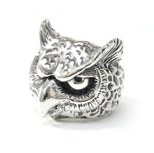 ビルウォールレザー 指輪 メンズ 【BWL】Bill Wall Leather ビルウォールレザーLARGE OWL RING/ラージオウルリング/オウル/ラージ/フクロウ/シルバーアクセサリーリング