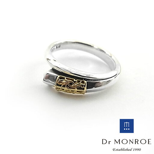 ドクターモンロー Dr MONROE シルバー アクセサリー シルバー ユニセックス&ペアリング対応/18Kゴールドプレート/ラージ ドクターモンロー Dr MONROE シルバー アクセサリー シルバー ユニセックス&ペアリング対応/18Kゴールドプレート/ラージ