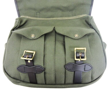 【FILSON】フィルソンMEDIUMFIELDBAGミディアムフォールドバッグ/ショルダーバッグ/ブライドルレザー/ネイビー/タン/グリーン