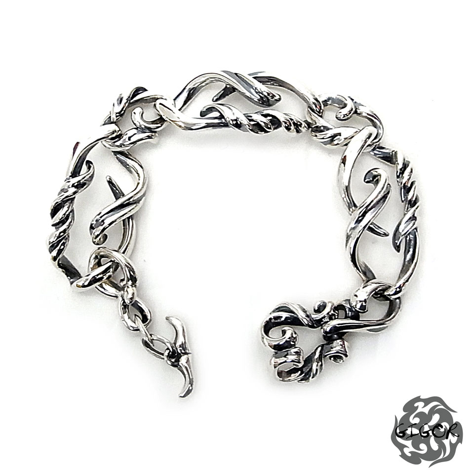 【GIGOR】ジゴロウアドグルブレスレット/シルバー