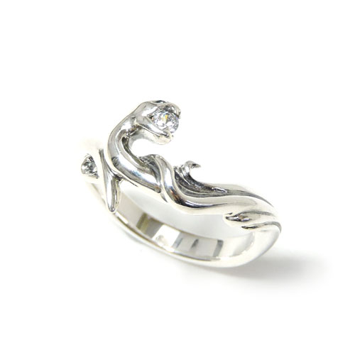 乐天商城 - 【GIGOR】ジゴロウクリーネスリングS/シルバー/蛇/スネーク/ヘビ