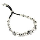 【GIGOR】ジゴロウダイラニティーレザーブレスレット/シルバー/ブレスレット/レザーコード