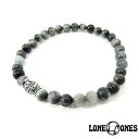 ロンワンズ ブレスレット メンズ LONE ONES ロンワンズ loneones レナードカムホート LEONARD KAMHOUT シルバーアクセ シルバージュエリー アメリカ製 MF Stone Bracelet - Eagle Bead Small ストーンブレスレット/イーグルビード スモール ストーンブレスレット/6mmストーン/天然石/シルバー