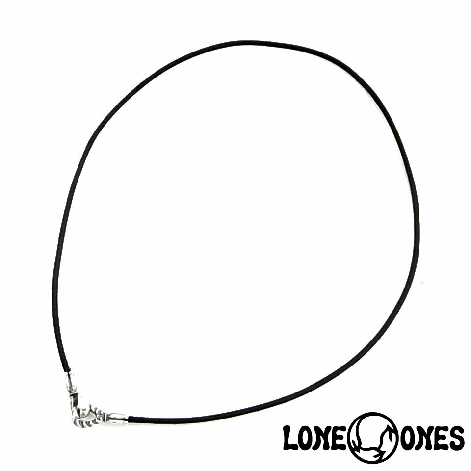 LONE ONES ロンワンズ loneones レナードカムホート LEONARD KAMHOUT シルバーアクセ シルバージュエリー アメリカ製 MF Hooks: Small - 2.0mm Leather Cord (BK) 16 - 20 スモール-2MM レザーコード　ブラック　40CM-50CM