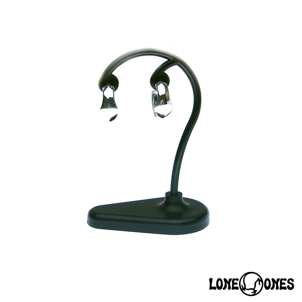 ロンワンズ LONE ONES ロンワンズ loneones レナードカムホート LEONARD KAMHOUT シルバーアクセ シルバージュエリー アメリカ製 MF Earrings: Silk Hoop - Small - 1pc　シルクフープ　-スモール/シルバーピアス