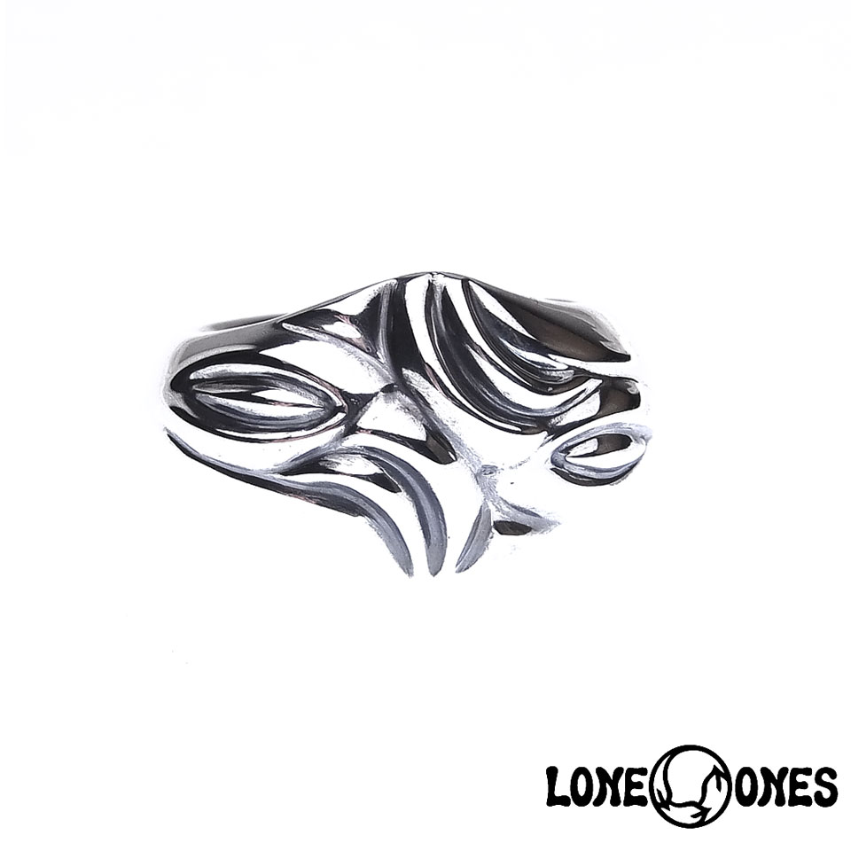 LONE ONES ロンワンズ loneones レナードカムホート LEONARD KAMHOUT シルバーアクセ シルバージュエリー アメリカ製 MF Ring: Carved Silk - Large　カーブドシルクリング-　ラージ/シルバーリング