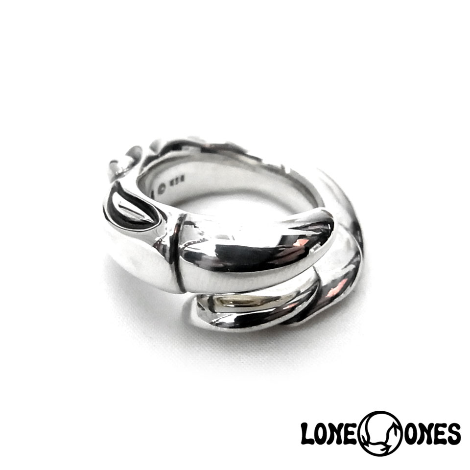 レナードカムホート 指輪 LONE ONES ロンワンズ loneones レナードカムホート LEONARD KAMHOUT シルバーアクセ シルバージュエリー アメリカ製 MF Ring: Snake Bird　スネークバードリング/シルバーリング