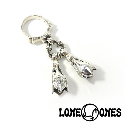 LONE ONES ロンワンズ loneones レナードカムホート LEONARD KAMHOUT シルバーアクセ シルバージュエリー アメリカ製 KF Ring: Two Tear Bell - Small 2ティアベル-スモールリング/シルバー/ティアベルスモールサイズ