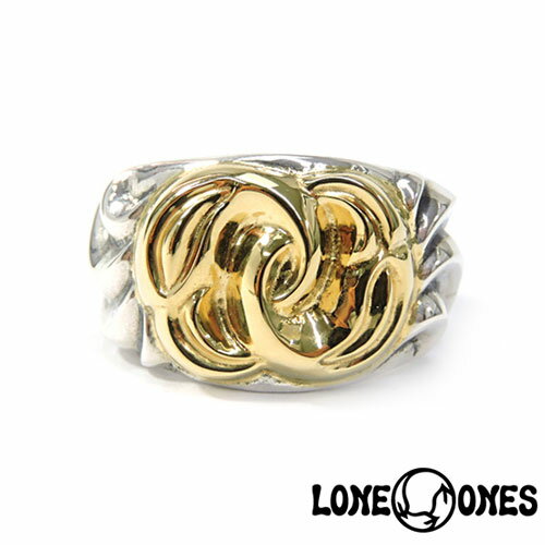 レナードカムホート 指輪 LONE ONES ロンワンズ loneones レナードカムホート LEONARD KAMHOUT シルバーアクセ シルバージュエリー アメリカ製 MF Ring: Cosmic Union Gold Birds コスミックユニオンリング/18Kゴールドバーズ/シルバー/18KG