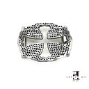 【Soffer Ari】ソファアリGOTHIC CROSS CUTOUT BUCKLE