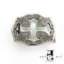 【Soffer Ari】ソファアリGOTTI CROSS CUTOUT BUCKLE/シルバーバックル