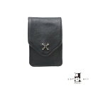 【Soffer Ari】ソファアリCELL PHONE POUCH - BLACK　セルフォン/携帯ケース