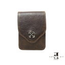 【Soffer Ari】ソファアリCELL PHONE POUCH - BROWN セルフォン/携帯ケース