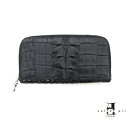 【Soffer Ari】ソファアリTrafficante Wallet /クロコダイルレザージッパーロングウォレット