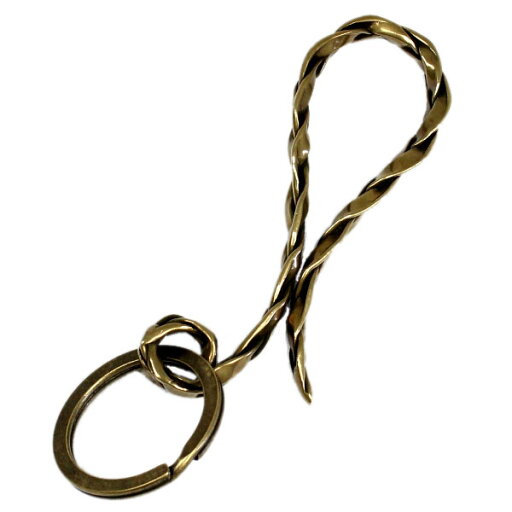 【VASSER】バッサー送料無料 Vintage Woven Key Chain Brass(ビンテージウーブンキーチェーンブラス)/キーチェーン/真鍮/シンプル/メンズ 【VASSER】バッサー送料無料 Vintage Woven Key Chain Brass(ビンテージウーブンキーチェーンブラス)/キーチェーン/真鍮/シンプル/メンズ