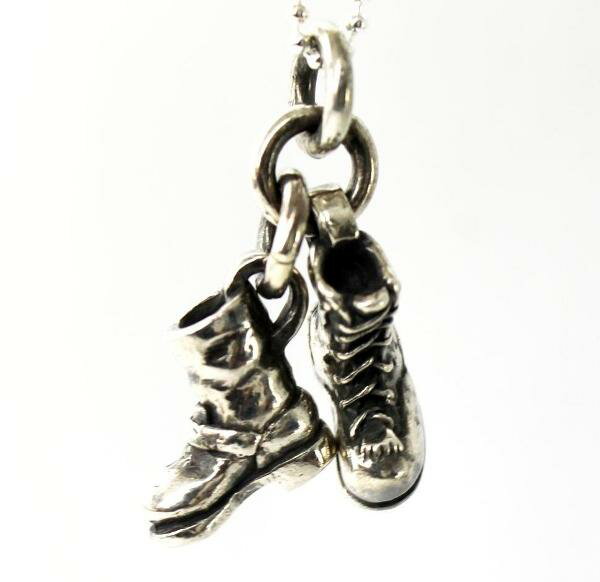 yVASSERzobT[@ Biker Boot Cracker Pendant Silver w/Ball Chain(oCJ[u[cNbJ[y_gVo[)/y_g/u[c/C/Vo[/`F[Zbg/Y/fB[X