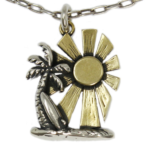 【VASSER】バッサー送料無料 Hawaiian Holiday Pendant SilverxBrass(ハワイアンホリデイペンダントシルバーxブラス) w...