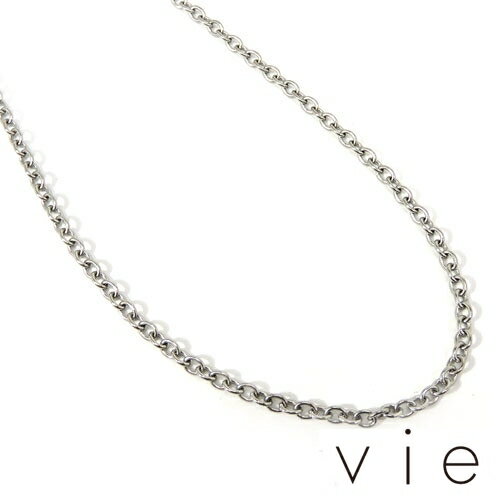 【vie】ヴィー【ネコポス/ポスト投函対応商品】/宅配便も可サージカルステンレスチェーン/小豆L/アズキ/アレルギーフリー