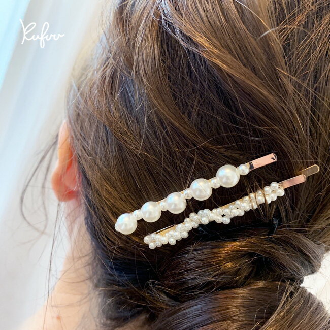 wAANZT[y p[s 5{SET zwAs lp p[ wANbv wAs  ANZ wAANZ ob^ Pearl Imitation Hair Clip Snap Women Hair Accessories