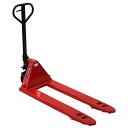 送料無料 ハンドリフト 幅約550mm フォーク長さ約1140mm 約3t 約3.0t 約3000kg 赤 油圧式 ダブルローラー ハンドパレット ハンドパレッ...