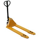 送料無料 ハンドリフト 幅約550mm フォーク長さ約1140mm 約3t 約3.0t 約3000kg 黄 油圧式 ダブルローラー ハンドパレット ハンドパレッ...
