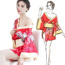 送料無料 着物ドレス 和柄ドレス 「サテン素材セクシー花魁&リボン帯付きゴールド配色着物ドレス」 おいらん、 キャバ 花魁 沖縄 離島対象外」 ランキング1位 ライバー 衣装 【smtb-k】 【w4】 コスプレ クリスマス パーティ