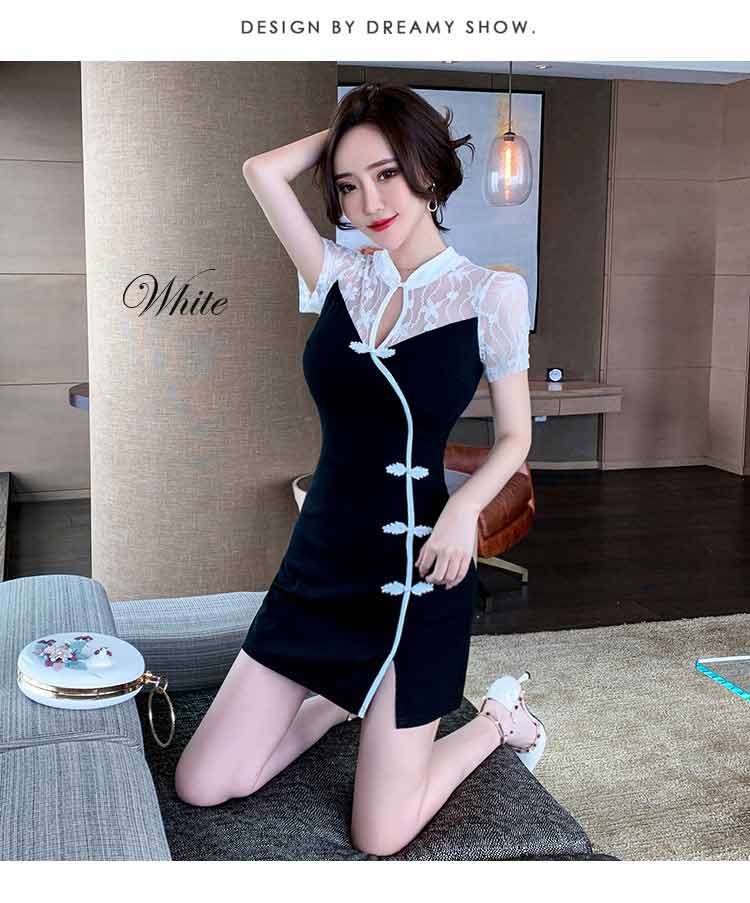 アオザイ ドレス チャイナ風 春夏 チャイナ ドレス 日常的な アオザイ 中国 禅 ティー フェアリーの スリム ハイウエスト