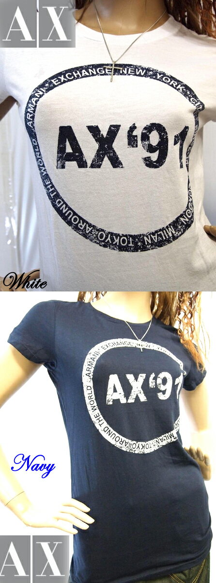 送料無料！ARMANI EXCHANGE(アルマーニエスクチェンジ) LADY T-SHIRTSQ5X455【smtb...