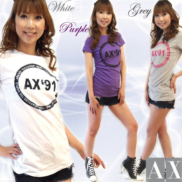   ARMANI EXCHANGE(A}[jGXN`FW) LADY T-SHIRTSQ5X455 smtb-k   w4 A}[j GNX`FW fB[X