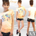 送料無料！ARMANI EXCHANGE(アルマーニエスクチェンジ) LADY T-SHIRTSQ5X425【smtb-k】 【w4】アルマーニ エクスチェンジ レディース