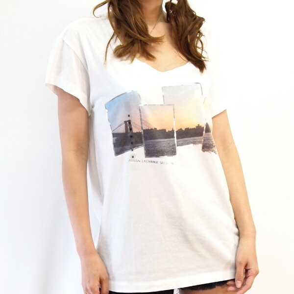 樂天商城 - 送料無料！ARMANI EXCHANGE(アルマーニエスクチェンジ) LADY T-SHIRTS5X747【smtb-k】 【w4】アルマーニ エクスチェンジ レディース