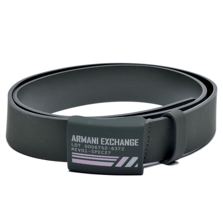 アルマーニ ベルト（メンズ） 送料無料！ARMANI EXCHANGE(アルマーニエスクチェンジ) MENS レザーベルト 951034 7P220【 A/X 本革 レザー カジュアル ビジネス ベルト ピン式バックル カーキ オリーブ 】【smtb-k】【w4】【楽ギフ_包装】アメリカ正規入荷品