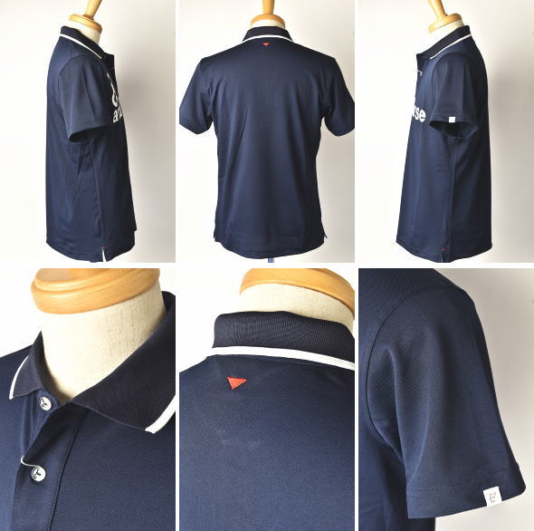 アンパスィ and per se半袖ポロシャツ メンズ ゴルフウェア 2023春夏新作 送料無料M-L-LL トップス ゴルフ アンパスィ最強配送