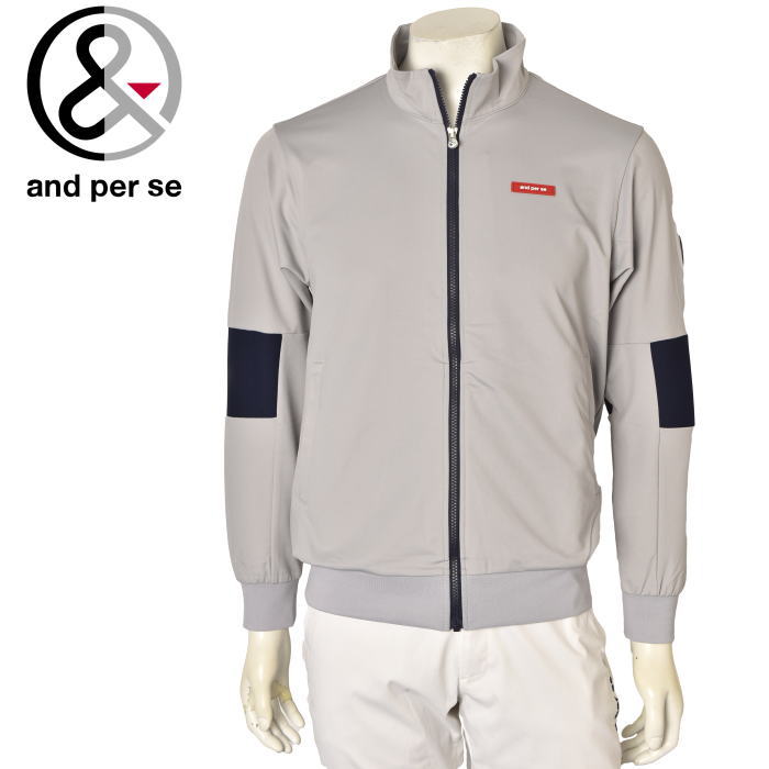 アンパスィ and per seトラックジャケット ジップアップブルゾン メンズ 2024秋冬新作 送料無料M-L-LL トップス ゴルフ アンパスィ
