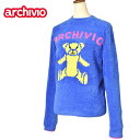 50%OFFセールアルチビオ archivioニットプルオーバー レディース ゴルフウェア 2023秋冬新作 送料無料S-M トップス アルチビオ最強配送