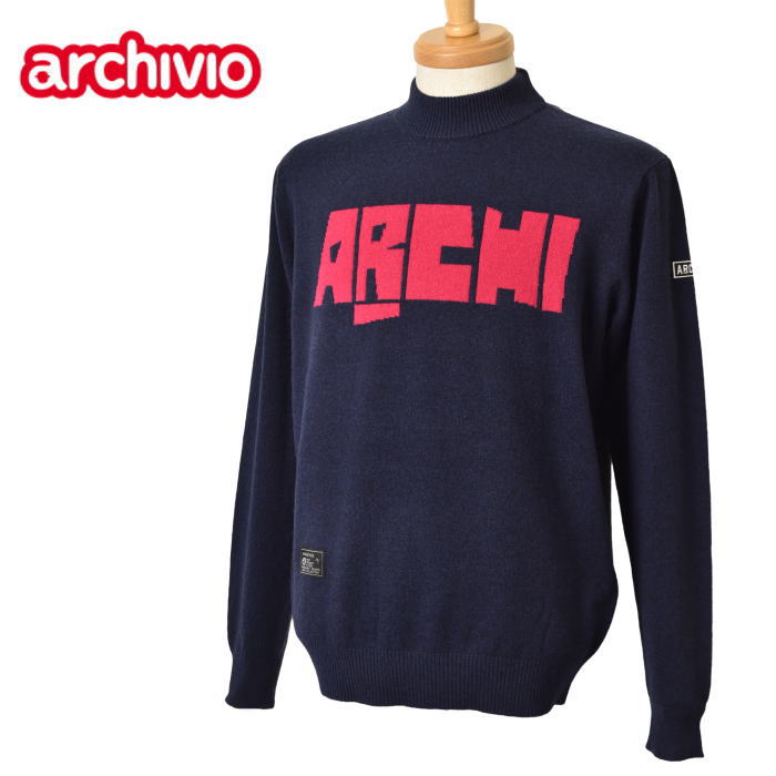 50%OFFセールアルチビオ archivioカシミヤ ニットプルオーバー メンズ ゴルフウェア 2023秋冬新作 送料無料M-L トップス アルチビオ最強配送...