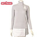 40%OFFセールアルチビオ archivioタートルネックニットプルオーバー レディース 2024秋冬新作 送料無料S-M-L トップス アルチビオ最強配送