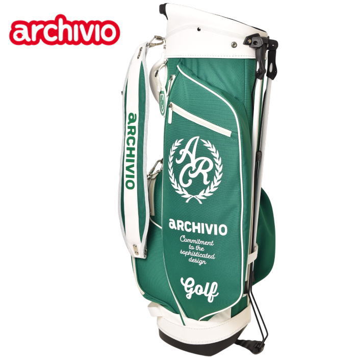 アルチビオ archivioキャディバッグ レディース 2025春夏新作 送料無料46インチ 9型 3.2kg スタンド式 アルチビオ最強配送 a450201