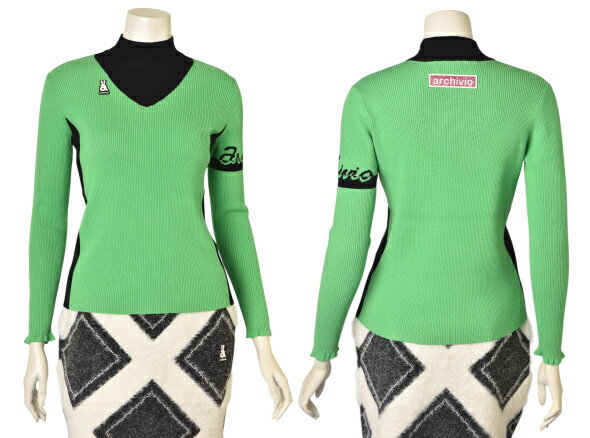 アルチビオ archivioハイネックリブニットプルオーバー セーター レディース 2025秋冬新作 送料無料S-M トップス アルチビオ最強配送