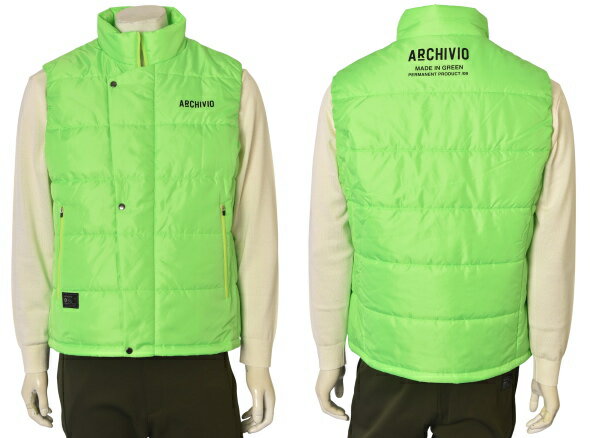 アルチビオ archivio中綿ジップアップベスト メンズ 2025秋冬新作 送料無料M-L-LL トップス アルチビオ a524009最強配送