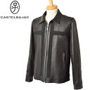 50%OFFセールカステルバジャック CASTELBAJACレザーブルゾン ライダース メンズ 2024秋冬新作 送料無料M-L-LL 羊革 シープスキン トッ...