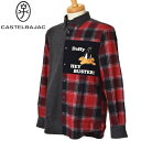 20%OFFセールカステルバジャック CASTELBAJAC異素材使いボタンダウンシャツ フランネルシャツ メンズ 2024秋冬新作 送料無料M-L-LL ルー...