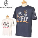 カステルバジャック CASTELBAJACスヌーピー 半袖Tシャツ メンズ 2025春夏新作 送料無料M-L-LL トップス カステル バジャック 服最強配送