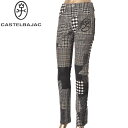 カステルバジャック CASTELBAJAC裏起毛レギンスパンツ レディース 2024秋冬新作 送料無料60-64-70 ボトムス カステル バジャック 服最強配...