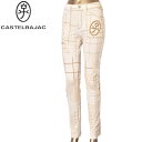 カステルバジャック CASTELBAJAC裏起毛レギンスパンツ レディース 2024秋冬新作 送料無料60-64-70 ボトムス カステル バジャック 服最強配...