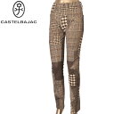 カステルバジャック CASTELBAJAC裏起毛レギンスパンツ レディース 2024秋冬新作 送料無料60-64-70 ボトムス カステル バジャック 服最強配...