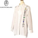 カステルバジャック CASTELBAJAC カプセルコレクションロングシャツ チュニック レディース 2025春夏新作 送料無料M-L-LL トップス カステル...