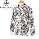 50%OFFセールカステルバジャック CASTELBAJAC スポーツ ゴルフ長袖ボタンダウンポロシャツ メンズ 2024秋冬新作 送料無料M-L-LL トップ...